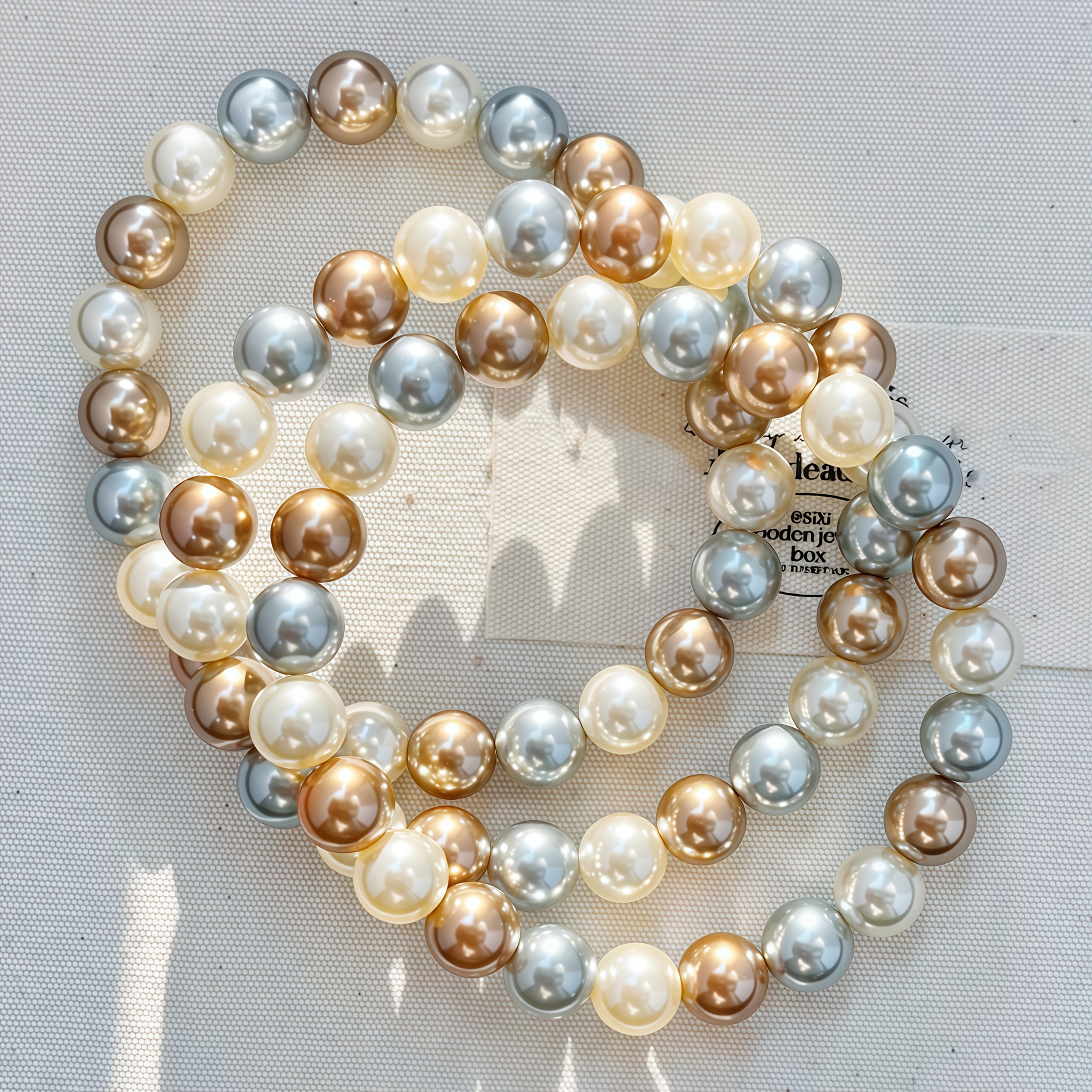 Melad Mixed Gray Pearls Bracelet for Weddings Birthdays